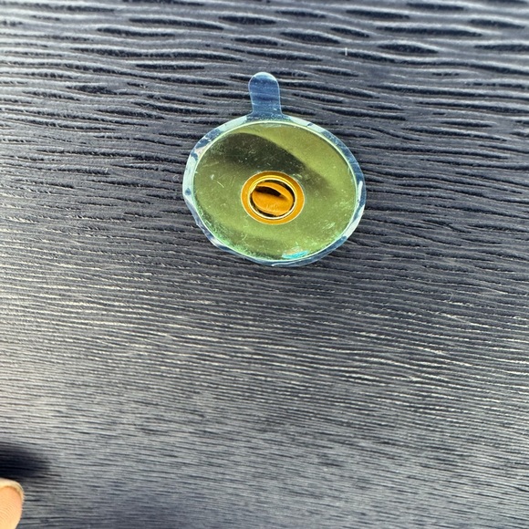 Senreve Navy Leather Laptop Pouch Portfolio Clutch Made in Italy - Picture 12 of 13